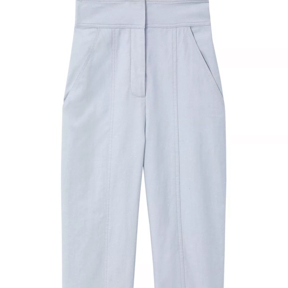 Rebecca Taylor Slub Denim Pant size 16 - Picture 4 of 12